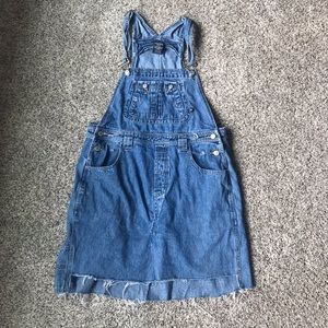 Denim Overall Dress